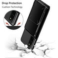 thumbnail image 5 of for Galaxy S20 Wallet Case for Men Women with 4 Credit Card Holder Slot Hidden Flip Back Pocket Dual Layer Hybrid Rugged Bumper Armor Protective Hard Shell Cover for Samsung Galaxy S20 Black, 5 of 12