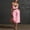 Pink, variant on Women's Solid Color V-Neck Camisole Jumpsuit with Wide Legs, Quarter Waistband, and Pocket