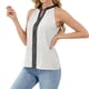 thumbnail image 2 of Camisa de con Cuello en V y Sin Mangas para Mujer, para Oficina y Trabajo. XXL, 2 of 9