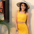 thumbnail image 3 of Visera solar de paja con ala ancha y plegable de Hat Simplicity, color beige, 3 of 6