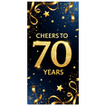 thumbnail image 5 of LUUFILx Golden Anniversary Celebration Banner Backdrop for Milestone Events and Parties Cheers to 70 Years with Decorative Background and Festive Decor Party Supplies, 5 of 8
