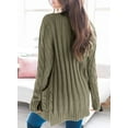 thumbnail image 5 of FARYSAYS Women's Long Sleeve Cardigan Sweaters Button Down Open Front Chunky Knit Outwear with Pockets, 5 of 10