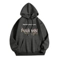 thumbnail image 4 of WILLBEST Sudaderas Deportivas para Hombre, Suéter con Capucha y Bolsillo De Manga Larga para Otoño e Invierno, con Estampado De Conejo Divertido De Color Sólido para Hombre y Mujer XXGrande, 4 of 5