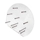 thumbnail image 2 of Soporte para donas de acrílico, soporte reutilizable para donas y bagels, decoración de mesa de postres para bodas, baby showers, fiestas de Navidad Plata, 2 of 9