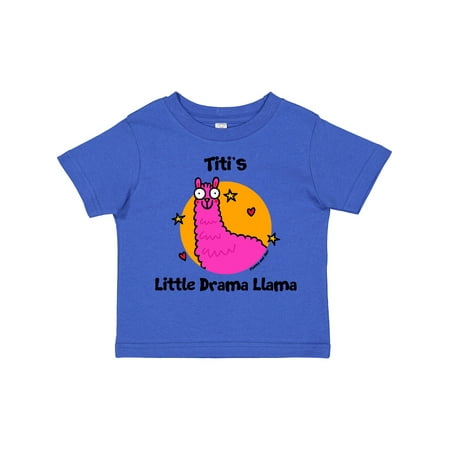 

Inktastic Titi s Little Drama Llama Gift Toddler Boy or Toddler Girl T-Shirt