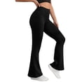 thumbnail image 5 of Flare Leggings for Women, Yoga Pants Bootcut Flared Leggings, 5 of 5