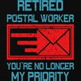 thumbnail image 2 of CafePress - Retired Postal Worker Graphic: Y Maternity T Shirt - Maternity Dark T-Shirt, 2 of 3