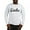 Ash Gray, variant on - Black Jersey: Cash Long Sleeve T Shirt - Unisex Cotton Long Sleeve T-Shirt