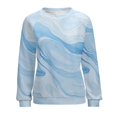 thumbnail image 7 of Colorful Marble Pattern Mom Sweatshirt For Women Long Sleeve Pullover, 7 of 7