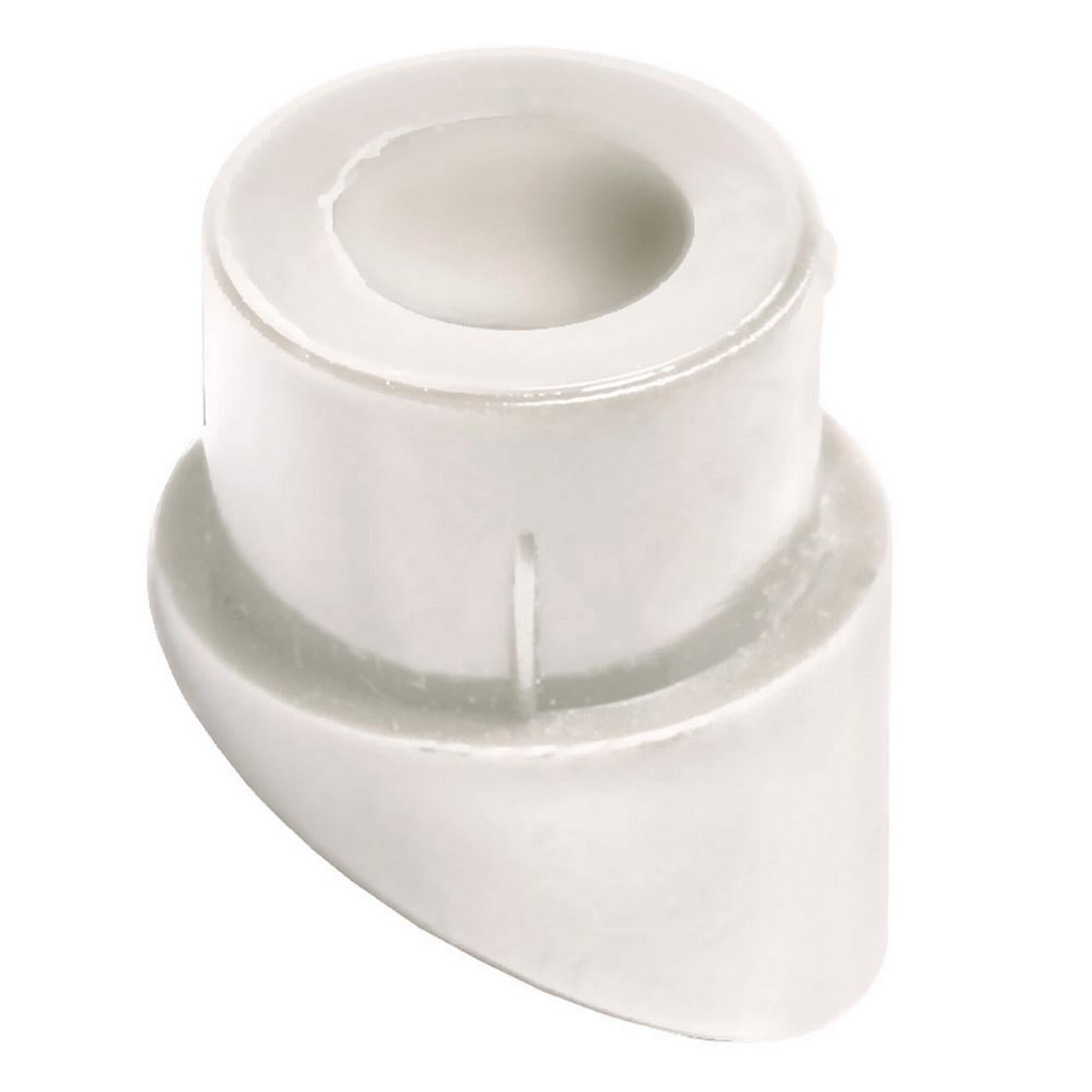Deckorators Classic White Round Aluminum Baluster Stair Rail Connectors, 20-Pack