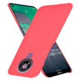 thumbnail image 2 of (Rouge) pour Nokia 3.4 Coque Antichoc Texture Crocodile PC + PU, 2 of 5