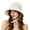 Beige, variant on LXJHUAN Sun Hat for Women Striped Floppy Straw Wide Brim Summer Hats Breathable Foldable Packable Visor Beach Hat UV Protection Gardening Bucket Hat UPF 50 Brown