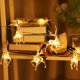 thumbnail image 3 of 1.5M 10LED Christmas Reindeer String Lights Garland Decoration For Home Crystal Elk Fairy Lights Ornament Xmas Wedding party, 3 of 5