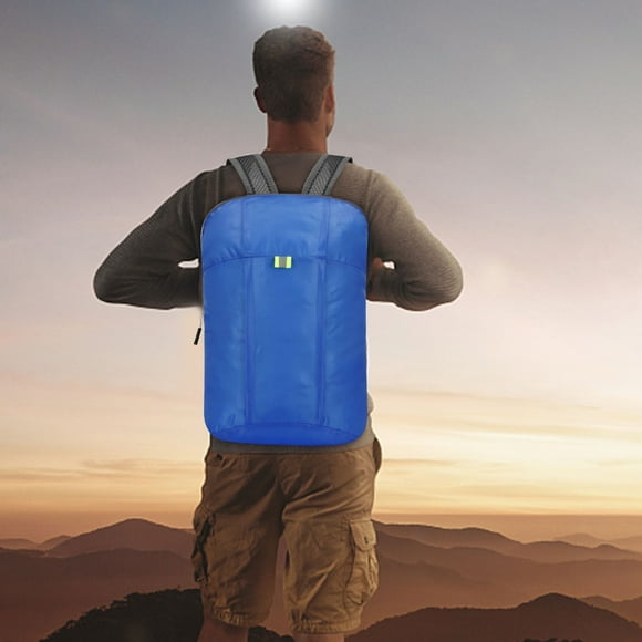 Xihbxyly Mochila Plegable para Exteriores, Ligera y Transpirable, Gran Capacidad, Tela de Nailon, Impermeable, Ideal para Senderismo, Viajes y Deportes. Reflectante de Seguridad. Tamaño: 25 X 42 X 15