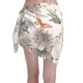 thumbnail image 2 of Geaub Flying Butterflies-1 Women's Short Wrap Skirt, Beach Sun Protection Shawl, Swimsuit Bra, Swimwear Tunic, 2 of 7