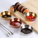 thumbnail image 5 of Juego de 5 tazones de acero inoxidable, tazones para salsas, tazones para especias, tazones para salsas pequeñas, tazones para servir pequeños, juego de tazones para salsas de ketchup para sushi, tazones para salsas para refrigerios, bocadillos, papas fritas (dorado) Sailing Electrónica, 5 of 6
