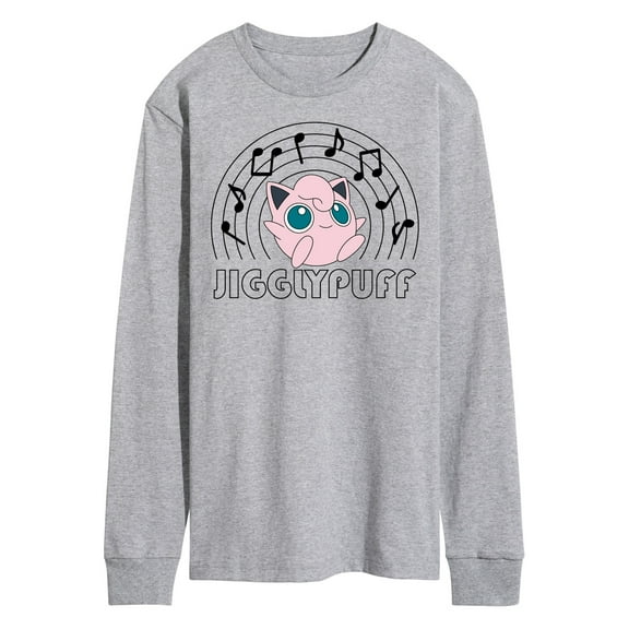 Pokémon - Jigglypuff Music Notes - Men's Long Sleeve T-Shirt