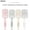 Apricot, variant on IMY-1pc, Light Gray Nylon Professional Plastic Hair Brush, Curved Vented Detangling Brushes for All Hair Types