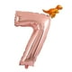 thumbnail image 5 of Números Grandes 0-9 Decoraciones de La de Cumpleaños Helio Lámina Mylar Big Number Globo Número Digital 7, 5 of 6