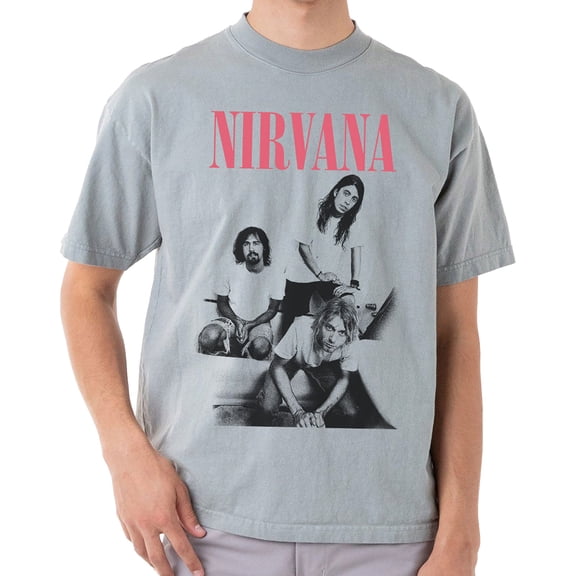 Nirvana Unisex T-Shirt Bathroom Photo (Large)