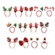 thumbnail image 5 of 12 Uds. De diademas navideñas para mujer y niña, hebilla clásica para el pelo de Reno y Papá Noel, diadema para niños y adultos, accesorios Accesorio para el cabello Cornamentas rojas de Navidad sweethay AP013012-17, 5 of 6