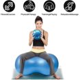 thumbnail image 3 of Fitness Ball, Peanut Ball, Exercise Ball, Yoga Ball, Pilates Ball, Core Training Ball and Physiotherapy Ball, Blue 90cm x 45cm, 3 of 5