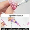 thumbnail image 5 of 12 Colors Nail Art Pens Set, DIY Nail Art Markers for Gel Nails, 3D Nail Polish Pen, Graffiti Dotting Point Liner Pens, For Art Drawing Painting Liner Manicure Tools, 5 of 9