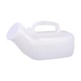 thumbnail image 2 of Botella urinal de hombres, recipiente urinario portátil de 1200 ml de 1200 ml, botella de orina orinal masculina para al aire libre, acampar, Blanco, 2 of 9