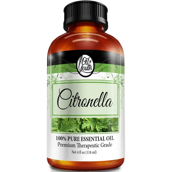Oil of Youth Citronella Essential Oil, 4 fl oz