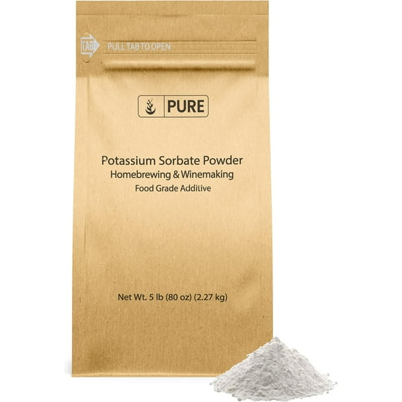Pure Original Ingredients Potassium Sorbate (5 lb) Homebrewing & Winemaking, Food Grade Additive & Preservative