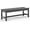 Gray, variant on Outdoor Bench with Curved Seating, HDPE 2-Person Backless Bench Holds up to 800lbs, Weatherproof Garden Bench for Porch, Patio, Park, Entryway, Black/Blue/Grey