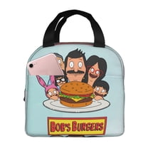 Bob'S Burgers Lunch Bag Tote Bag Insulated Lunch Box Picnic Beach Fishing Work