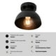 thumbnail image 2 of Lámpara de techo, acabado negro mate, 1 luz E27 60W, 2 of 6