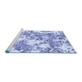 thumbnail image 2 of Ahgly Company Machine Washable Indoor Rectangle Abstract Blue Modern Area Rugs, 5' x 8', 2 of 4