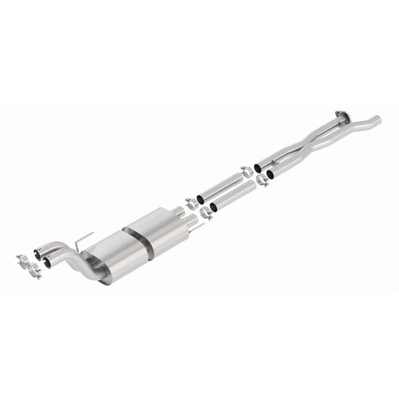 Convient pour Ford F-150 Borla 2017-2020 Tuyau d'Échappement Croisé 60637 Type-S; Acier Inoxydable T-304; Diamètre de Tuyau 3 Pouces; Sans Convertisseur Catalytique; Tuyau en X avec Tuyaux Mi-Longs; Type-S