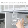thumbnail image 2 of Detrás De La Puerta Cesta De Almacenamiento Gabinete Colgante Cesta Colgante De Almacenamiento Colgante De Puerta Sin Perforaciones Con Hierro Forjado Hueco Para Dormitorio Doméstico Kearding HA016522-00, 2 of 7