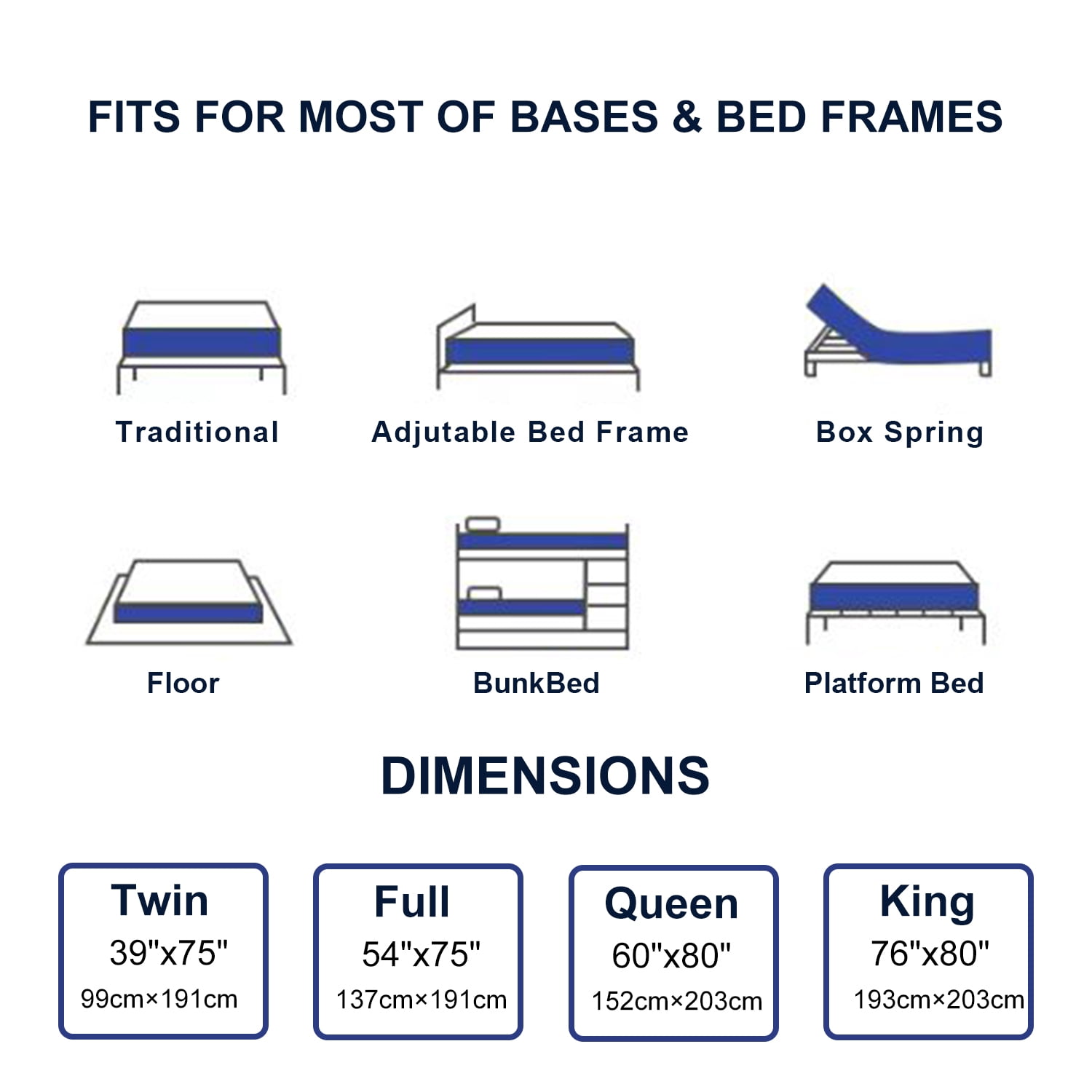 Slept Better 10 inch Full Size Mattress In Box,Memory Foam & Spring Hybrid Mattress,Medium Firm,Drift Off Quickly, Sleep Deeply