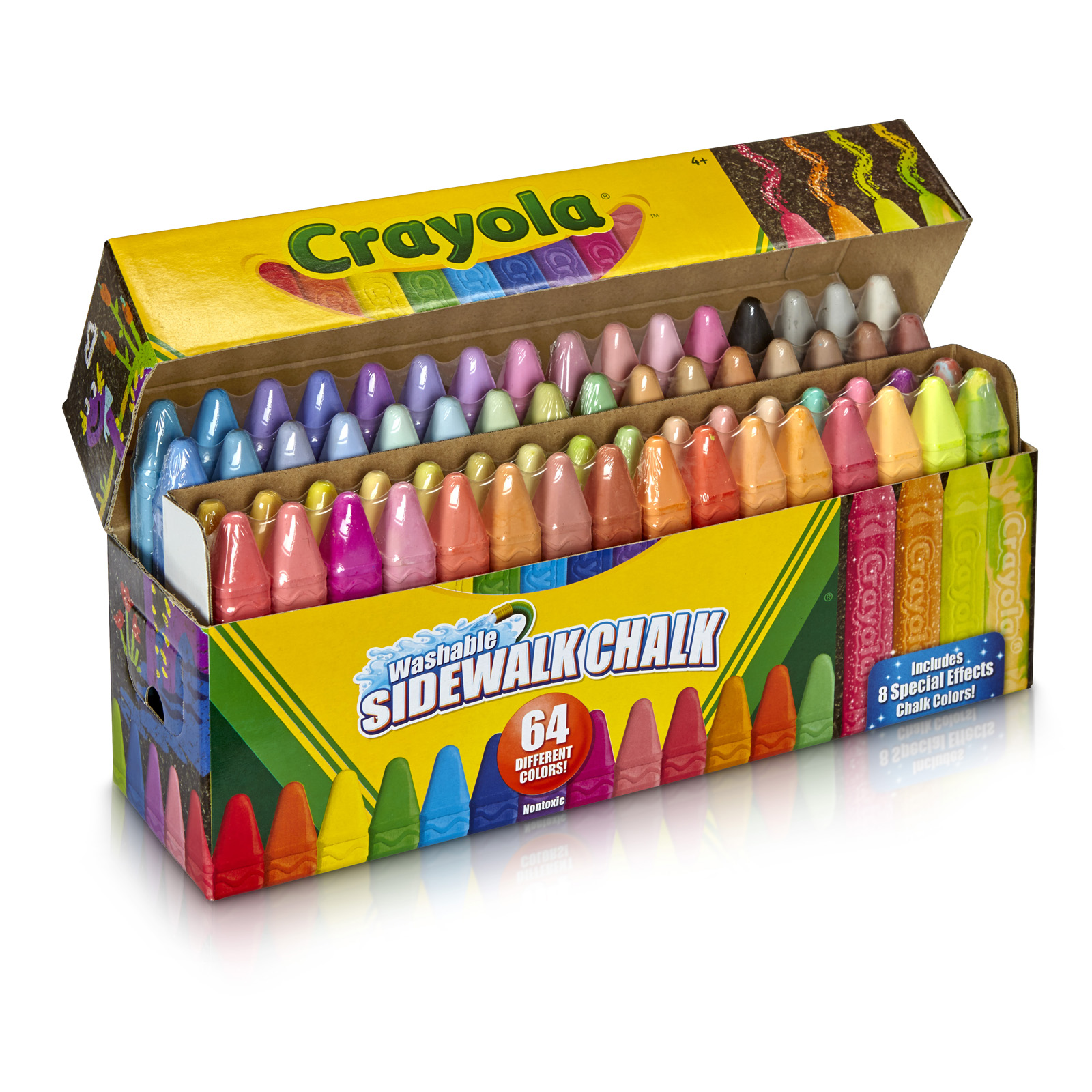 Crayola Ultimate Washable Sidewalk Chalk, 64 Count - image 4 of 4