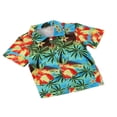 thumbnail image 2 of Chemise Hawaïenne Bébé Garçon Été Imprimé Cocotier 0-5 Ans, 2 of 5