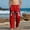 A432 Red, variant on Big Kids Blushing Emoticon Print Lounge Pants Pull-on Stretchy Waist Straight Leg Trousers for Kindergarten School Play, 4-13Y