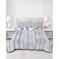 thumbnail image 2 of Quilt King Size Bedding Set, Nautical Anchor Reversible Summer Quilt 3 Pieces, Coastal Ocean Sea Grey Wooden Grain Lightweight Bedspreads Coverlets with 2 Pillow Shams for All Seasons, 2 of 5