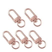 5 Pcs Gold Silver for Key Chain Holder Swivel Lobster Clasp Snap Hook Jewelry Findings for Keychain Making Craft