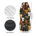 thumbnail image 6 of Uourmeti Car Seat Cover Prevent Wear Damage Polyester, Compatible with Car Interior, Fit for Vans Trucks, Cat, 6 of 6