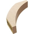 thumbnail image 6 of Ekena Millwork 3"W x 12"D x 12"H Thorton Rough Cedar Woodgrain TimberThane Knee Brace, Primed, 6 of 6