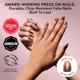 thumbnail image 2 of Uñas postizas Glamnetic ovaladas cortas en naranja amargo, 2 of 9