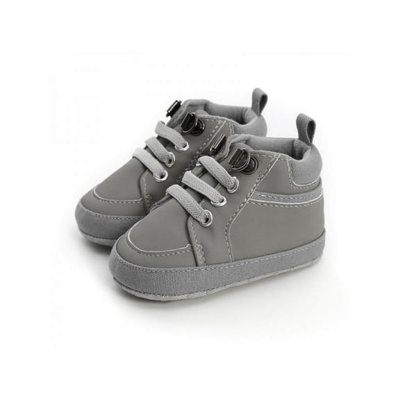 Fymall Baby Boy Soft Sole Lace-up Casual Prewalker Shoes 0-18M