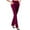 A01-Wine, variant on ZVAVZ Work Pants for Women,Women's Fashion formal Flare Pants Pull-On Straight Leg Slacks Plus Size Trousers for Business Casual on Sale Purple M