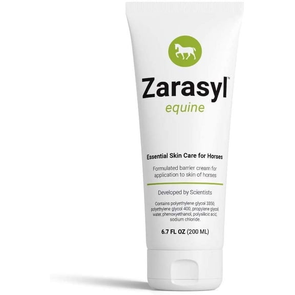 Zarasyl Equine Barrier Cream with Orthosilicic Acid to Promote Wound Healing 6.7oz