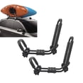 thumbnail image 1 of Support de Toit Pliable pour Kayak, Structure Robuste en Fer à Charge Universelle, Support Supérieur Réglable Détachable pour Canot, Voiture, Bateau, VUS, 1 of 8