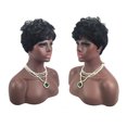 thumbnail image 3 of EeaseCA Perruque Courte Bouclée Mode Cheveux Naturel Exquise Élastique Filet Couvre-Perruque (66139), 3 of 7